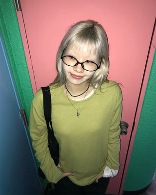 Waffle Crop Long Sleeve