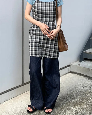 Basic wide-leg denim