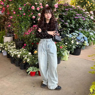 Ribbon Pattern Sheer T-Shirt