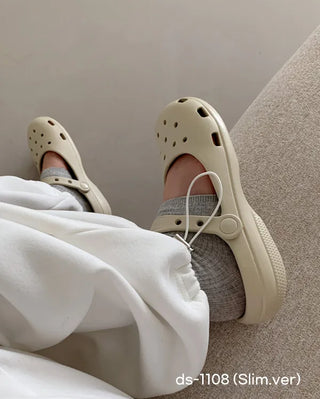 Mary Jane ballet clogs, flat sandals, slippers, mules, aqua shoes