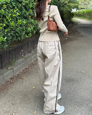 Elastic waist sweatpants