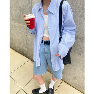 Denim shorts