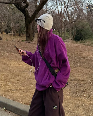 USA Stitch Half-Zip Pullover