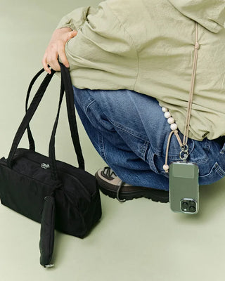 [1st Re-release] (ORIGINAL) Brick Nylon Boston Bag (black)