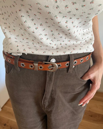 Flower punching belt
