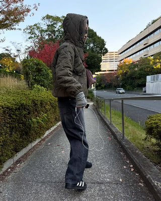 Hooded Quilted Padded Jumper