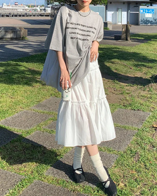 Lettering Oversized T-Shirt
