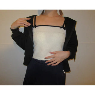Daily Cropped Hoodie Zip-Up