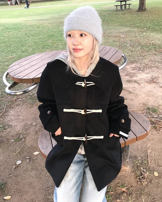 Duffle half coat