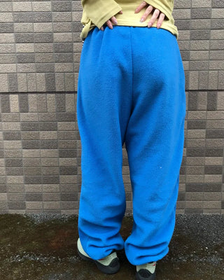 Waist string fleece pants