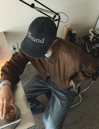 [Feature] Collared Suede Jacket (2 colors)