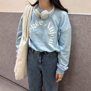 Slit sweatshirt