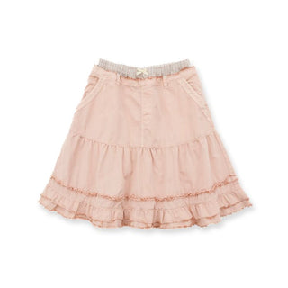 [Moromoro2] Layered Waist Ruffle A-Line  Skirt