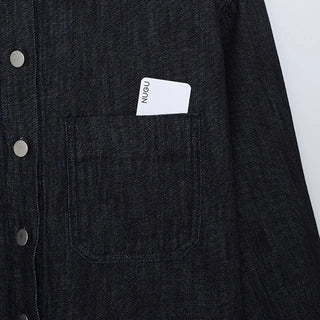 hake black denim shirts