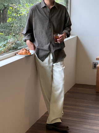 Thor Crack Pigment Oversized Shirt