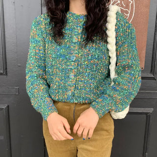 Mixed cardigan