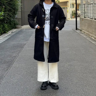 Plain duffel coat