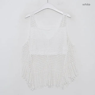 Net knit camisole set
