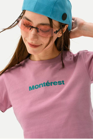 [Monterest] Quick-Dry Antibacterial Logo Crewneck Tee