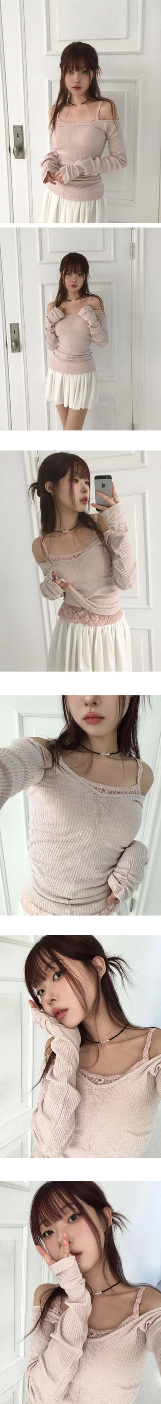 Full Lace Layered Sleeveless Top - 4 Colors