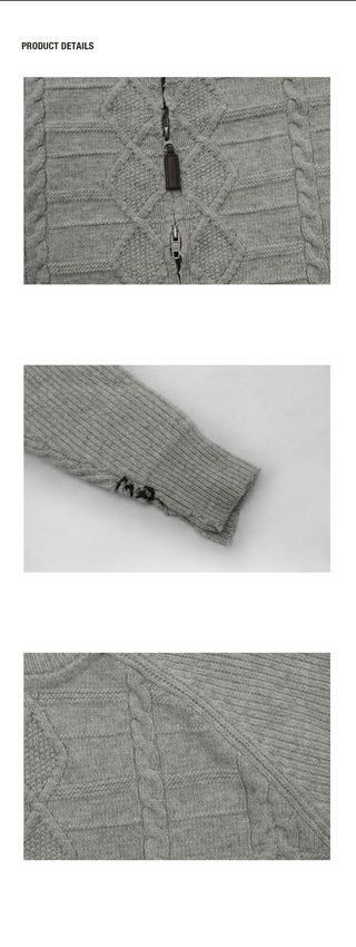 [MASONPRINCE] Cable Knit Cardigan