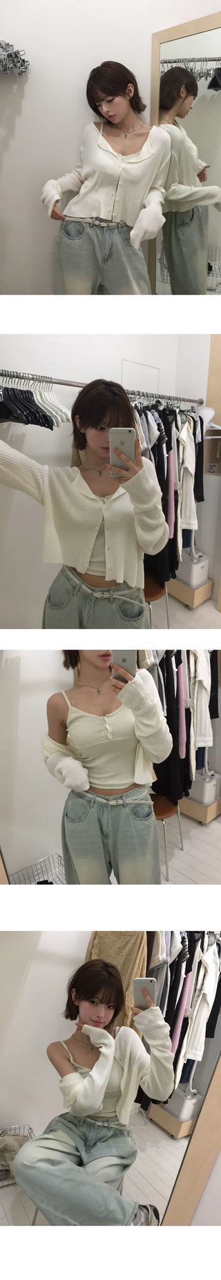 Planner Summer Version Feeling Faded Side Pintuck Summer Wide Pants - 5 Colors