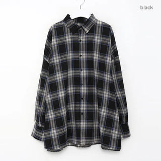 Boxy check shirt