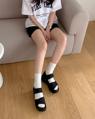 0440 Buckle Platform Sandals
