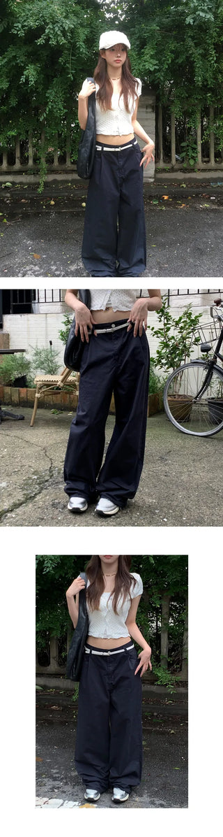 Pony Pintuck Wide Daily Pants - 4 Colors