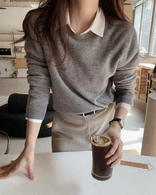 (100% cashmere) 2 types of cashmere knit