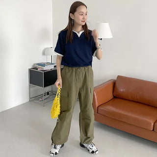 Pocket Cargo String Pants