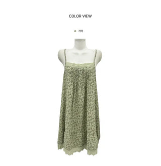 Forest Girl Sleeveless Dress ops