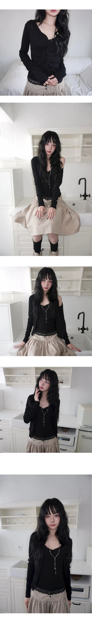 Kkoarib V-Two-Way Cardigan - 4 colors