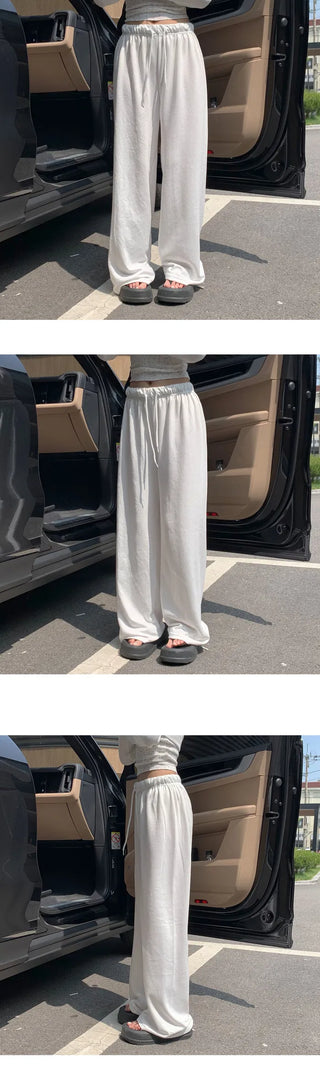 Semi-wide long training pants with added Fleece-lined in 12 colors