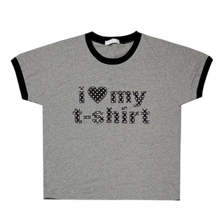 (4 colors) Dot Lettering T-shirt