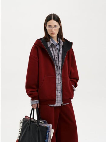 [MASONPRINCE] Heavyweight Air Layer Hoodie Set