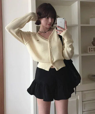 Natsu Round Neck Nagrang Cardigan - 6 colors