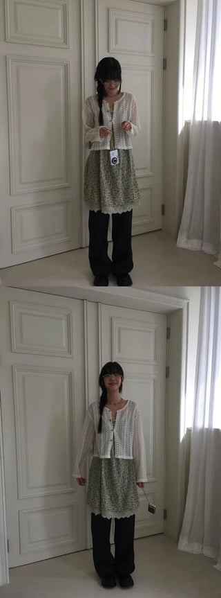Forest Girl Sleeveless Dress ops
