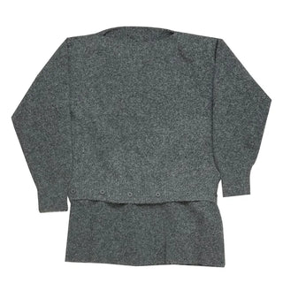 Layered ruffle knit
