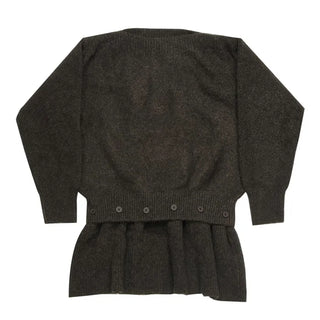 Layered ruffle knit