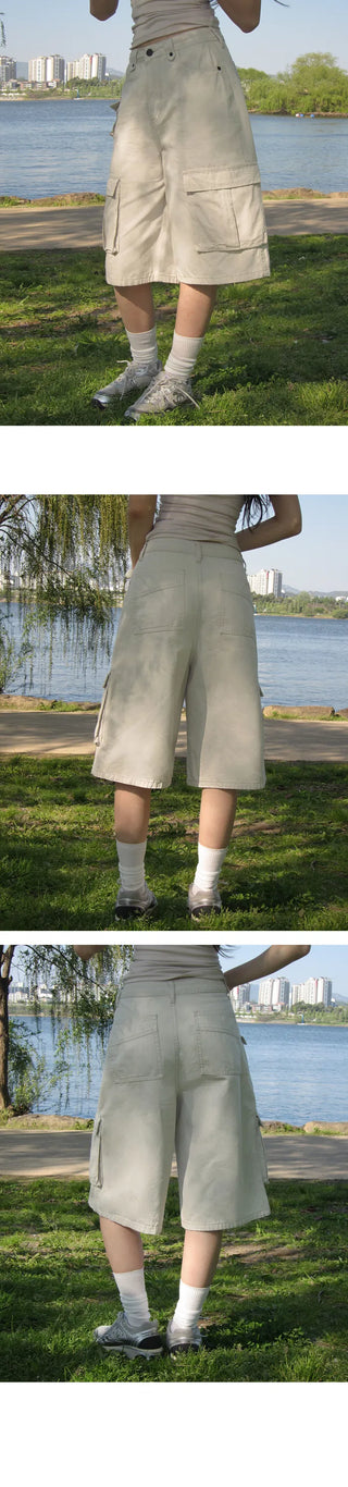 Clue Cargo Bermuda Pants - 4 Colors
