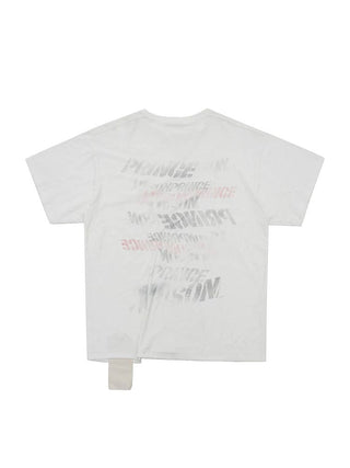 [MASONPRINCE] Cotton-Linen Graffiti Print Tank Top / Tee
