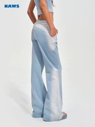 [NOTAWEAR] Sand Washed Flare Sweatpants