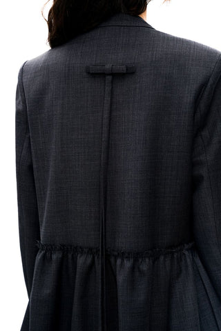 [Moromoro2] Collegiate Tailored Blazer and Pleated  Skirt Set