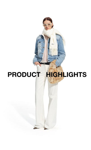 [NOTAWEAR] Denim No Waistband Straight-Leg  Jeans