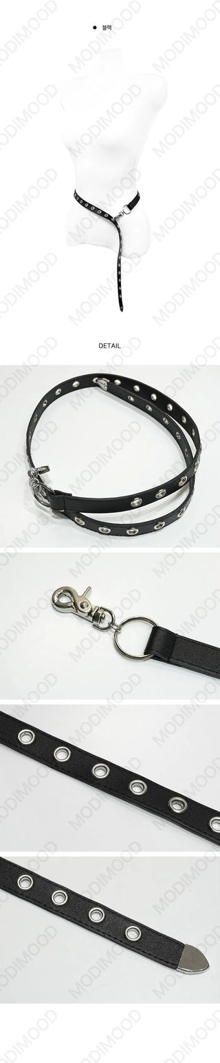 Eyelet buckle belt