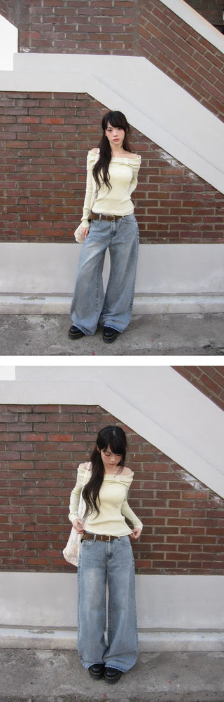 Model Praise/MD Collection Leku Wide Denim Pants - 5 Colors