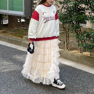 Lovely voluminous tiered skirt