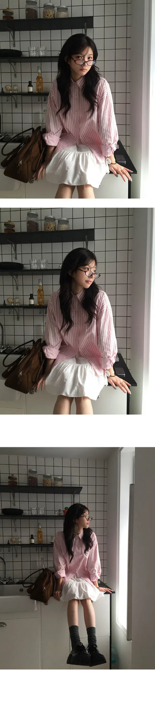 Daily Pinstripe Shirt - 3 Colors