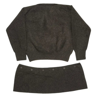 Layered ruffle knit